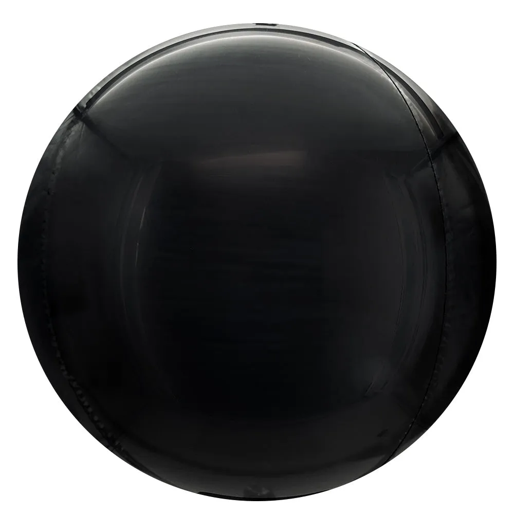 10 inch MIRROR MATTE BALLOON - BLACK