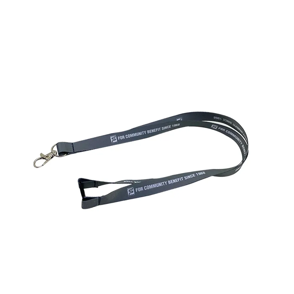 20mm Nylon Lanyard with Safety Clip