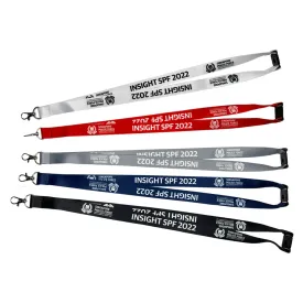 20mm Nylon Lanyard with Safety Clip