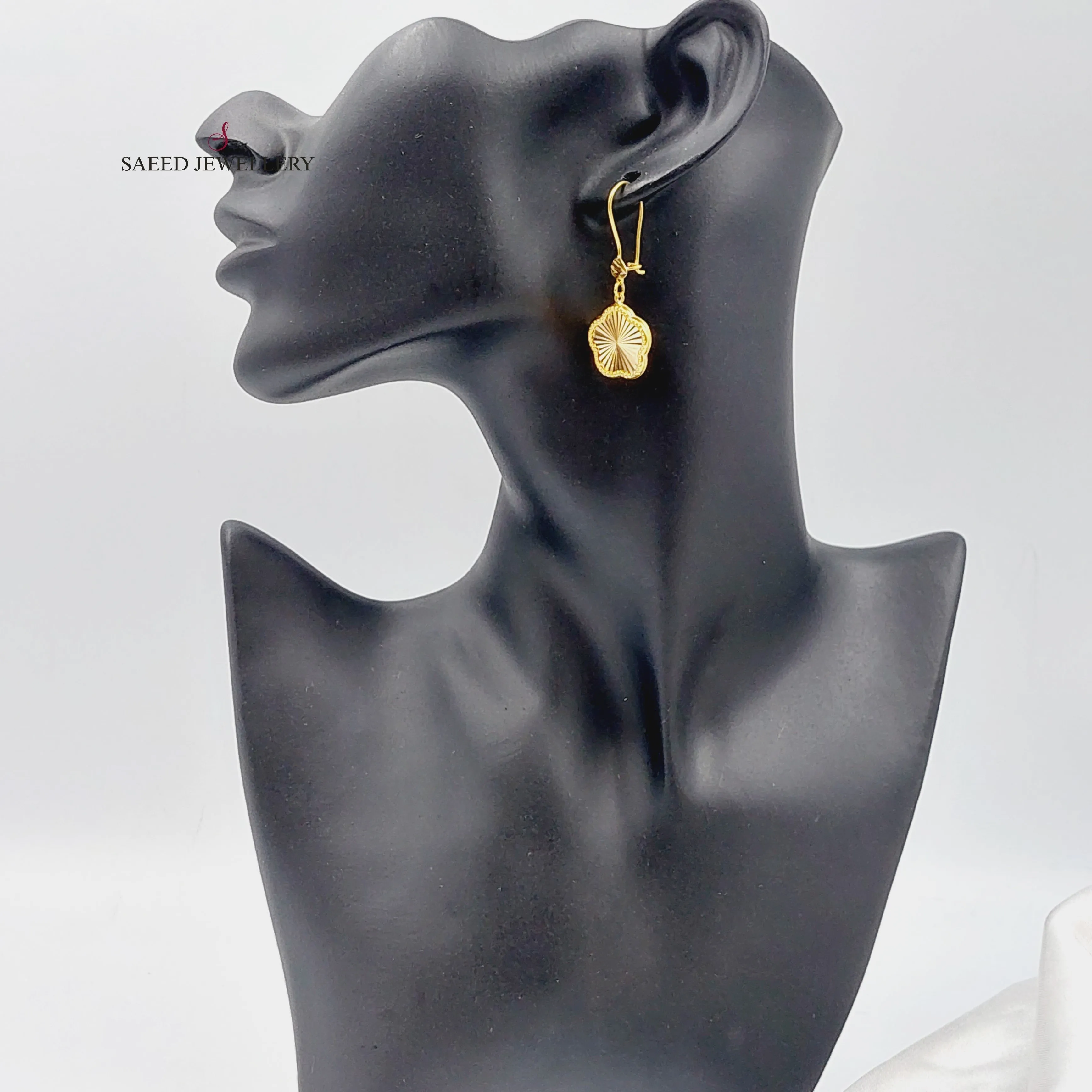 21K Clover Earrings