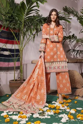 3PC Unstitched Khaddar Suit KKH-2249