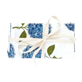 4-Pack Napkin Set - Blue Hydrangeas