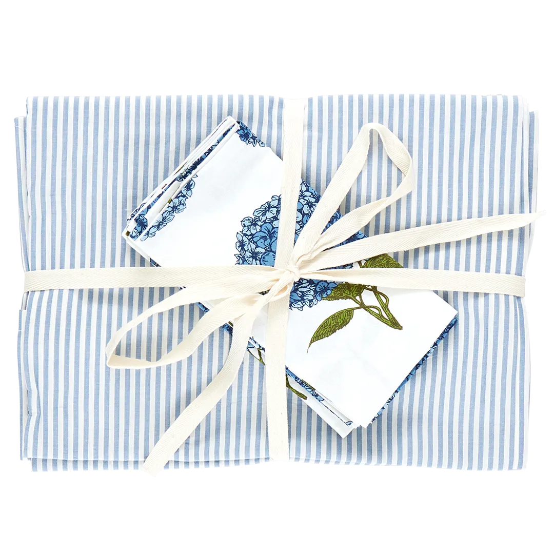 4-Pack Napkin Set - Blue Hydrangeas