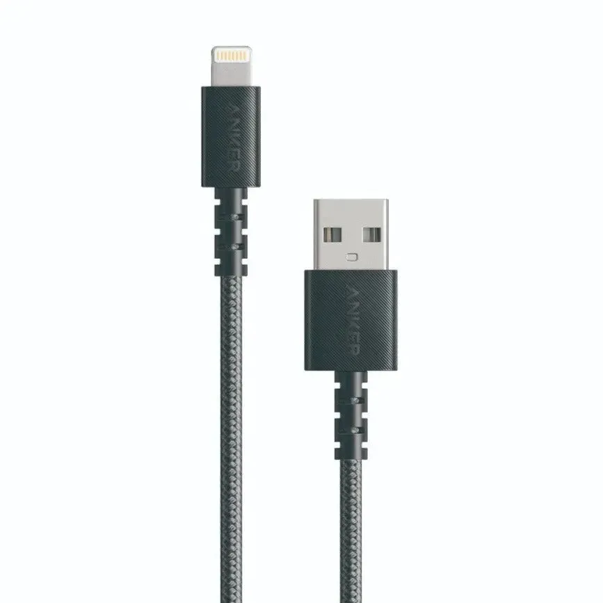 Anker PowerLine Select  USB A to Lightning Cable [MFi Certified] Braided Nylon 6ft/1.8m Cable A8013