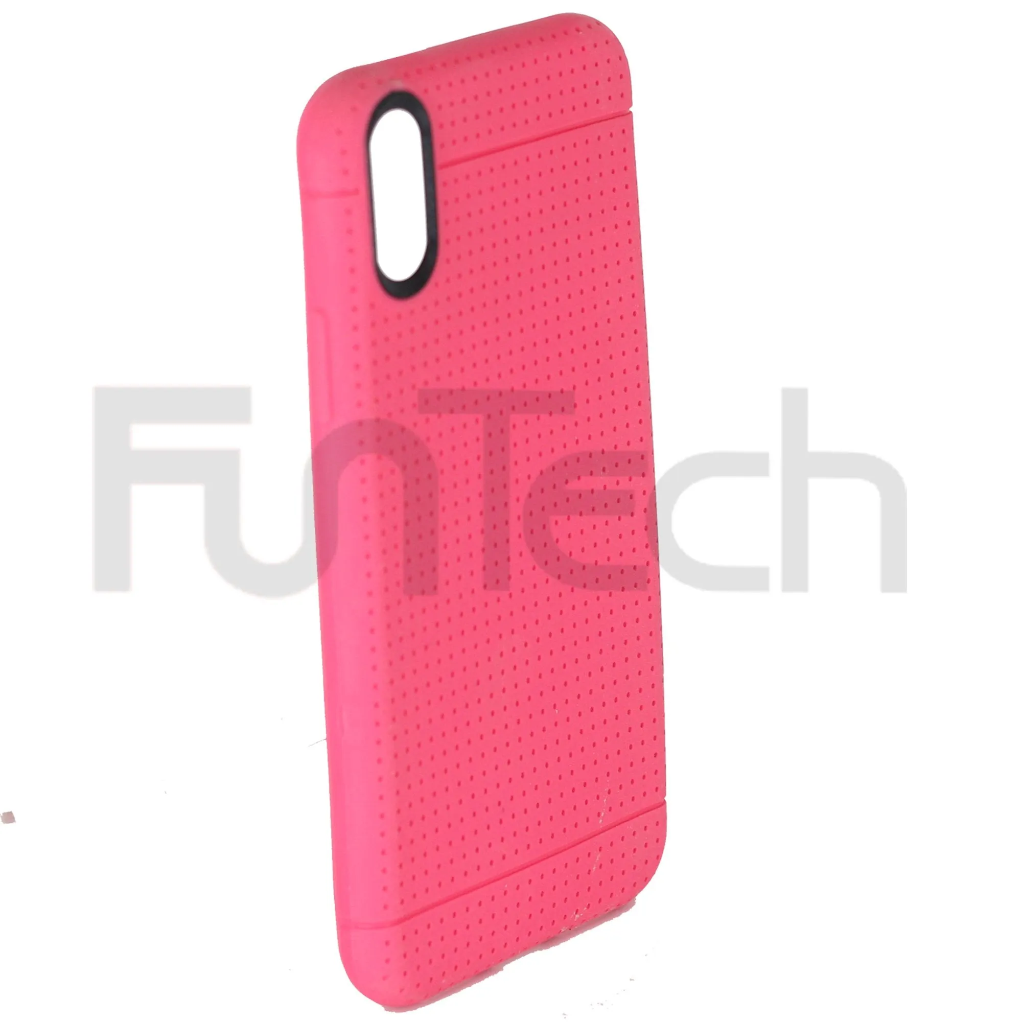 Apple iPhone X & XS Grid Gel Case Red