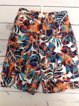 Arizona Orange & Blue Palm Leaves Swimwear