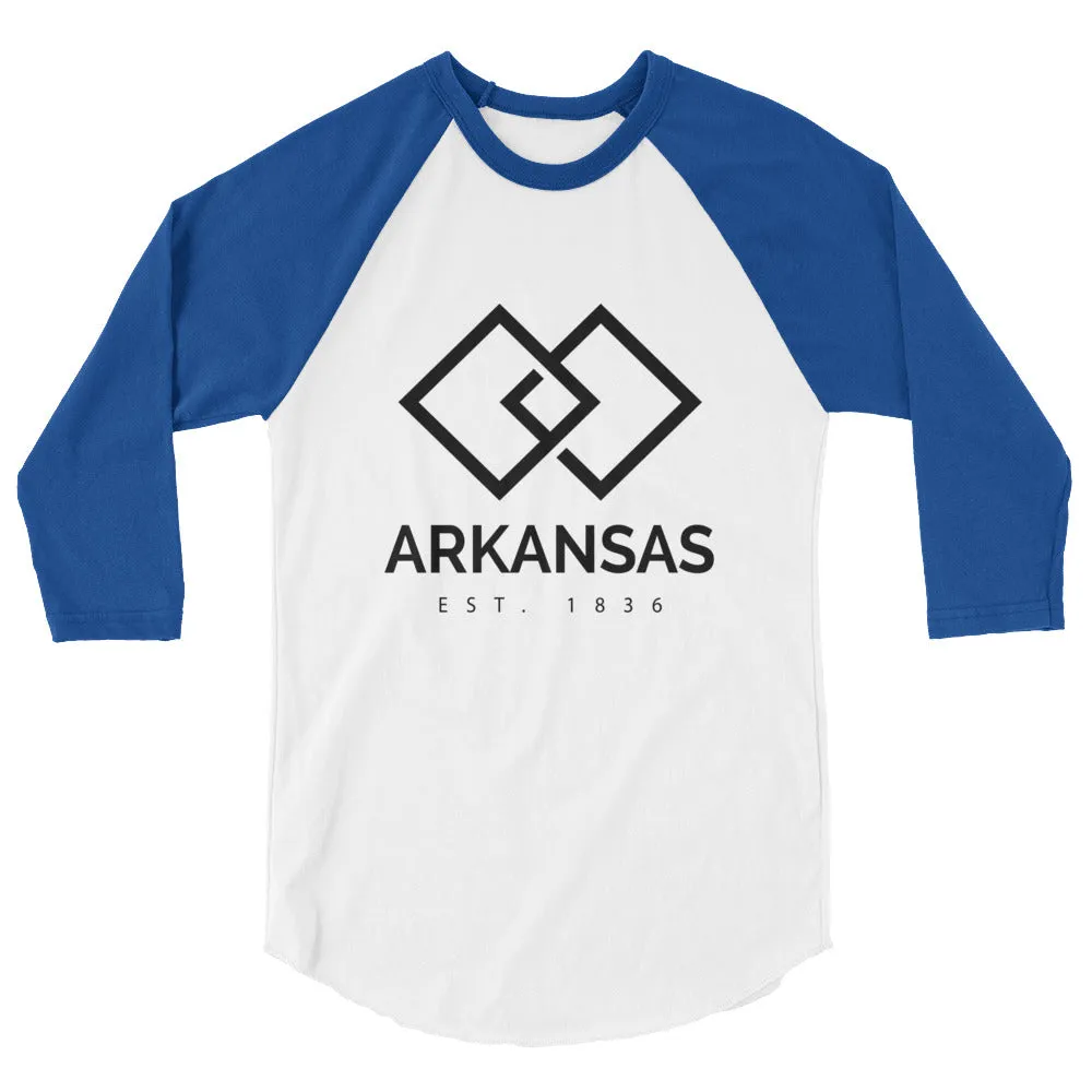 Arkansas - 3/4 Sleeve Raglan Shirt - Established