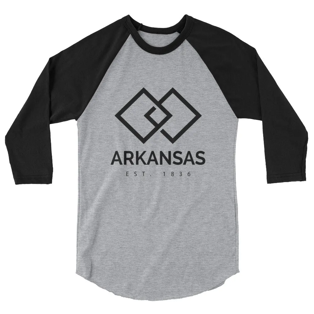 Arkansas - 3/4 Sleeve Raglan Shirt - Established