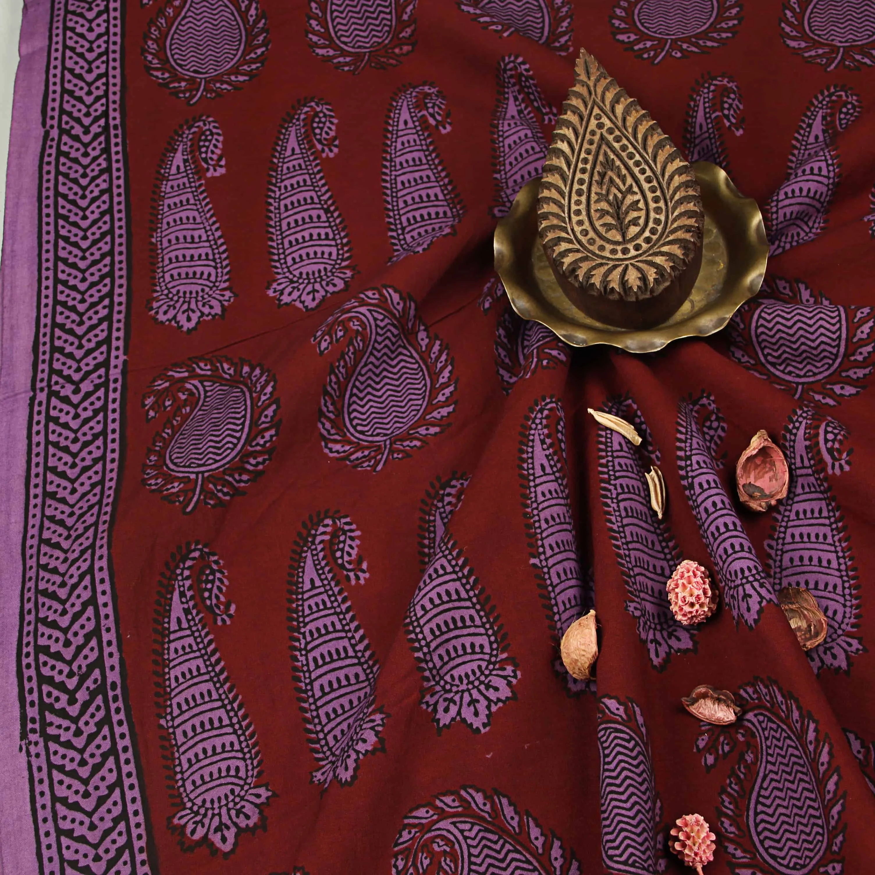 Bagh Hand Block Printed Cotton Fabric