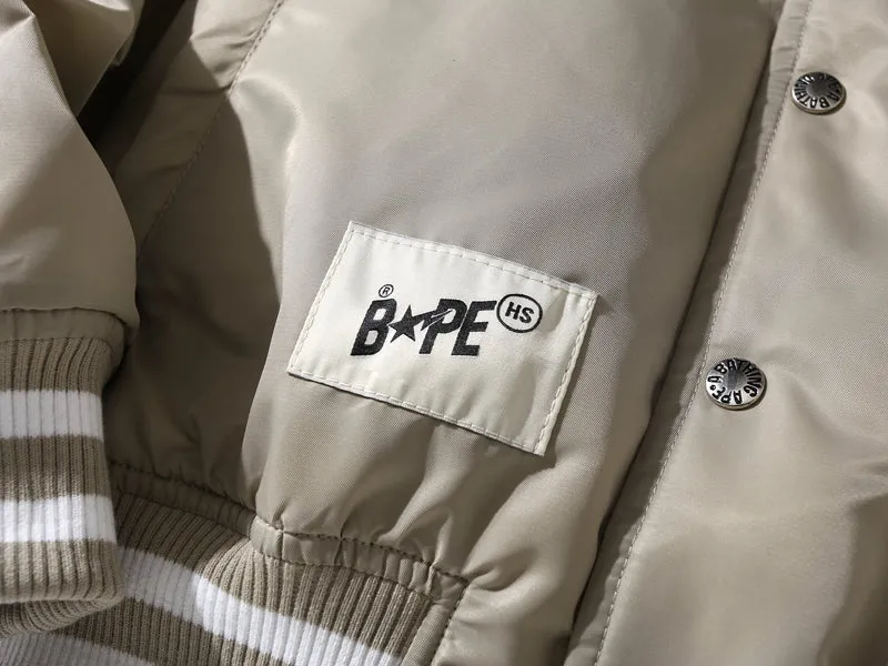 BAPE x Highsnobiety Nylon Varsity Jacket