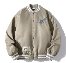 BAPE x Highsnobiety Nylon Varsity Jacket