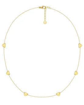 Barley Necklace Multi Gold