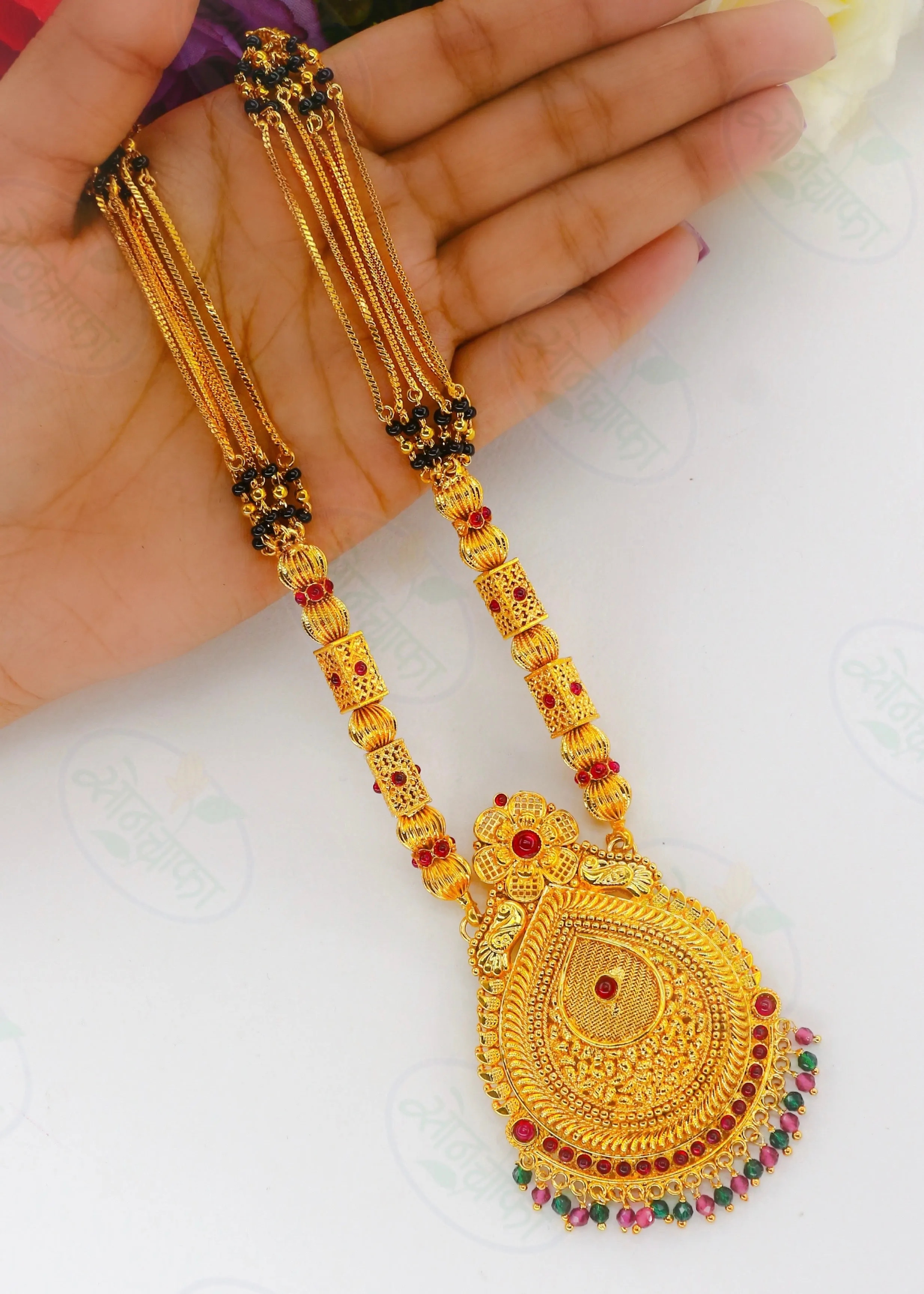 BEAUTIFUL FLORET DESIGNER MANGALSUTRA