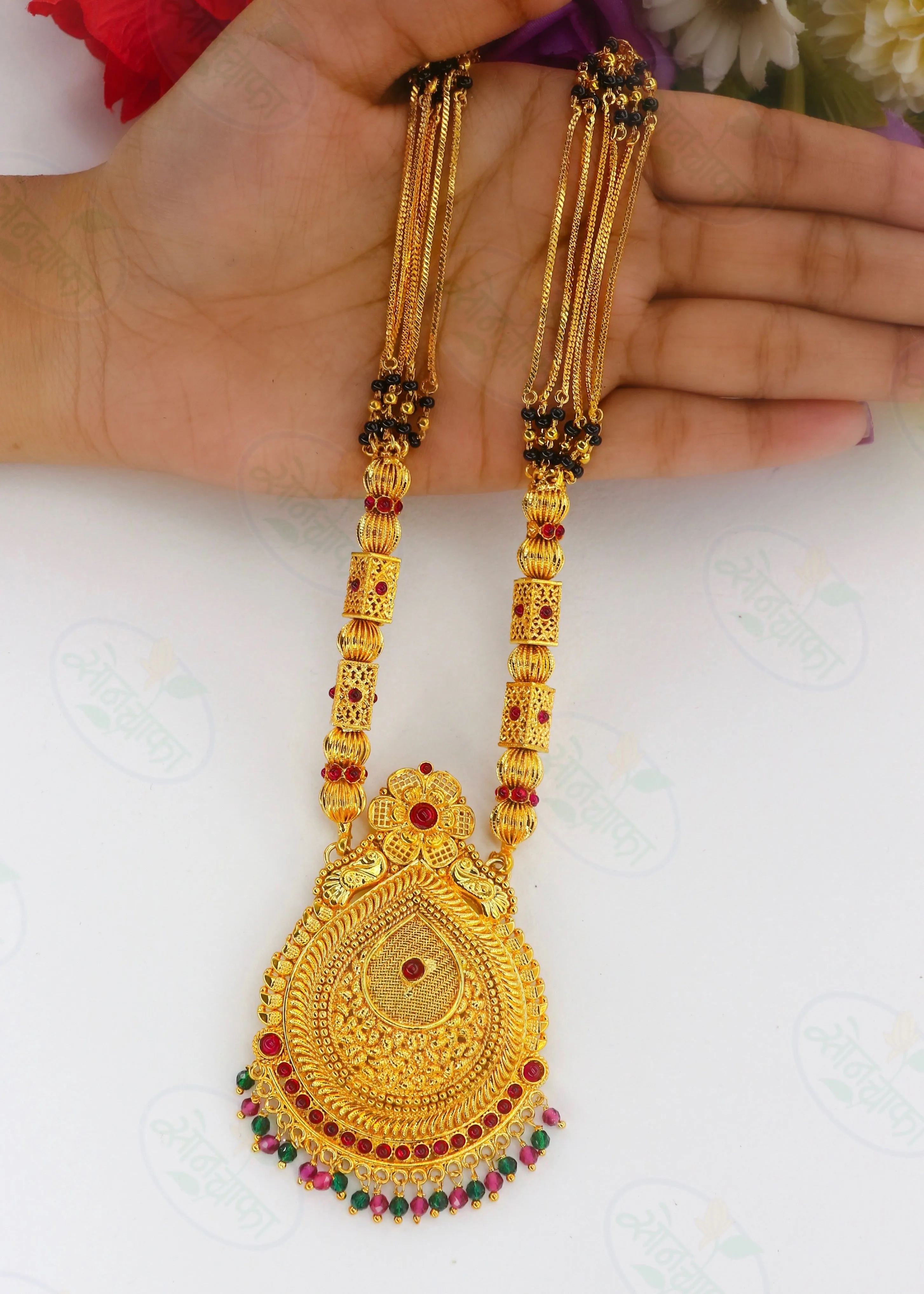 BEAUTIFUL FLORET DESIGNER MANGALSUTRA