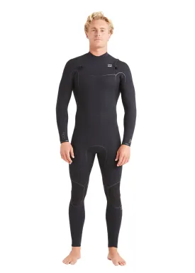 Billabong Mens 3/2mm Furnace Natural Chest Zip Long Sleeve Steamer Wetsuit