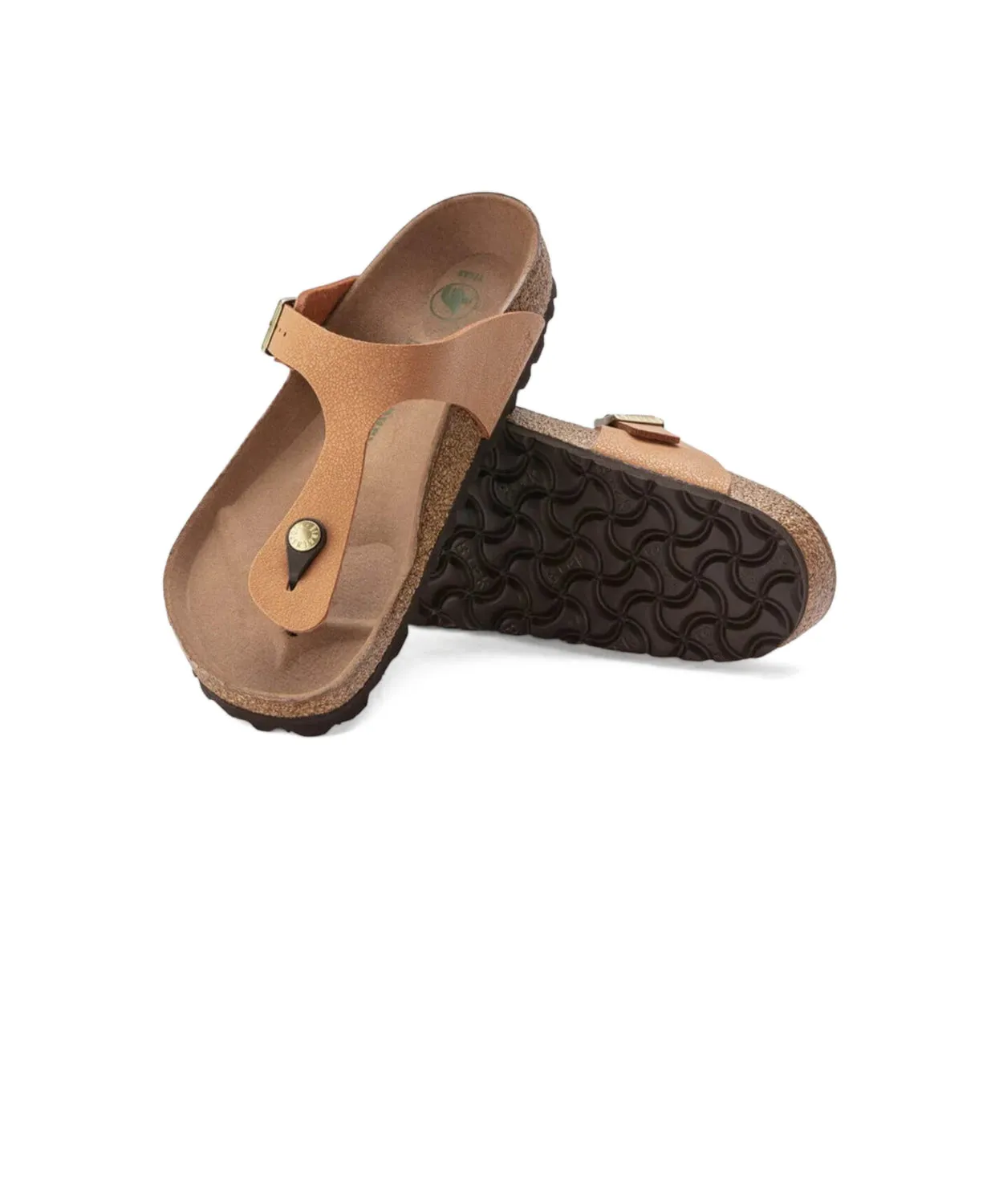 Birkenstock Gizeh BirkiBuc Earthy Pecan Vegan Sandals