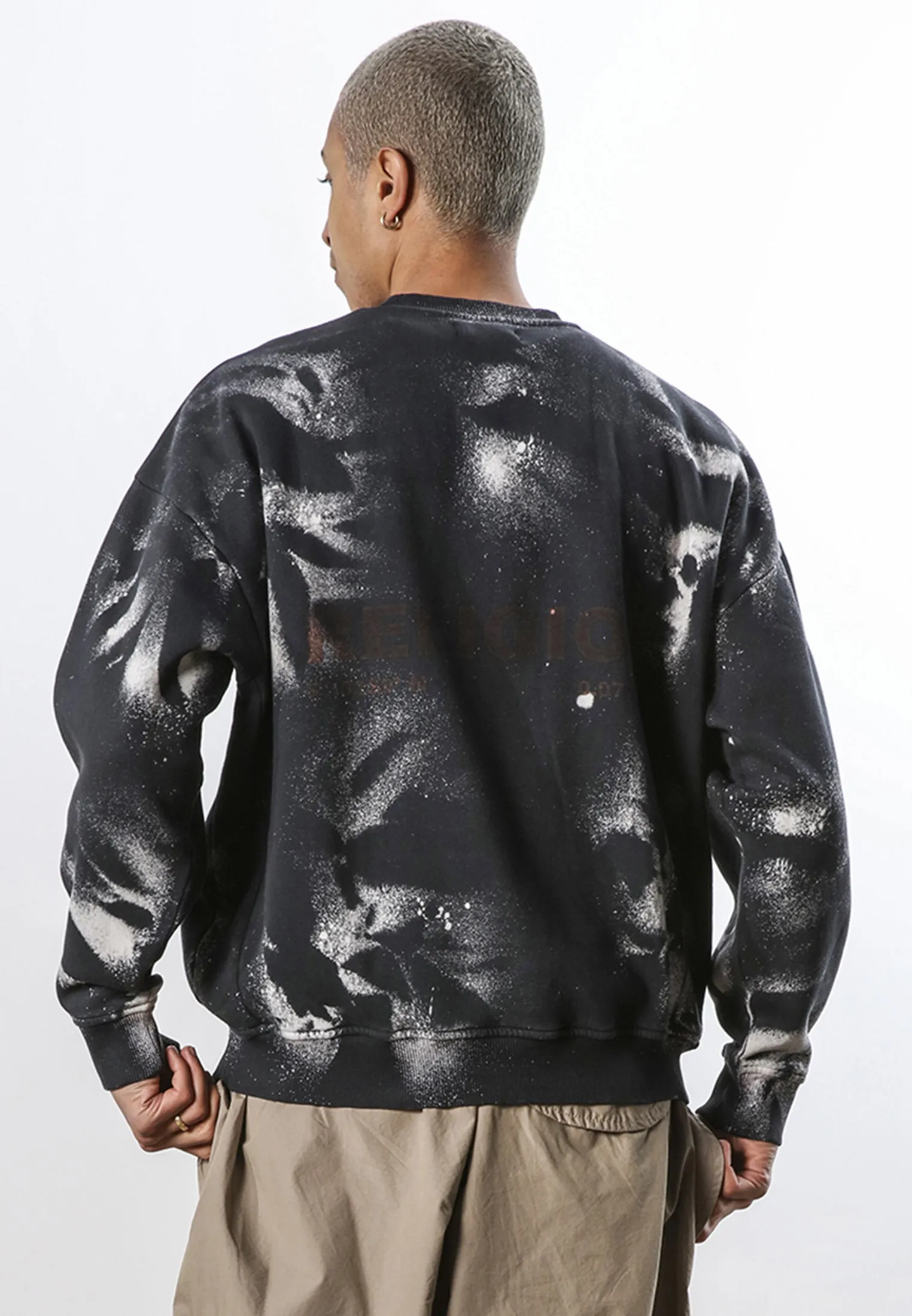 BLEACHED SWEAT BLACK