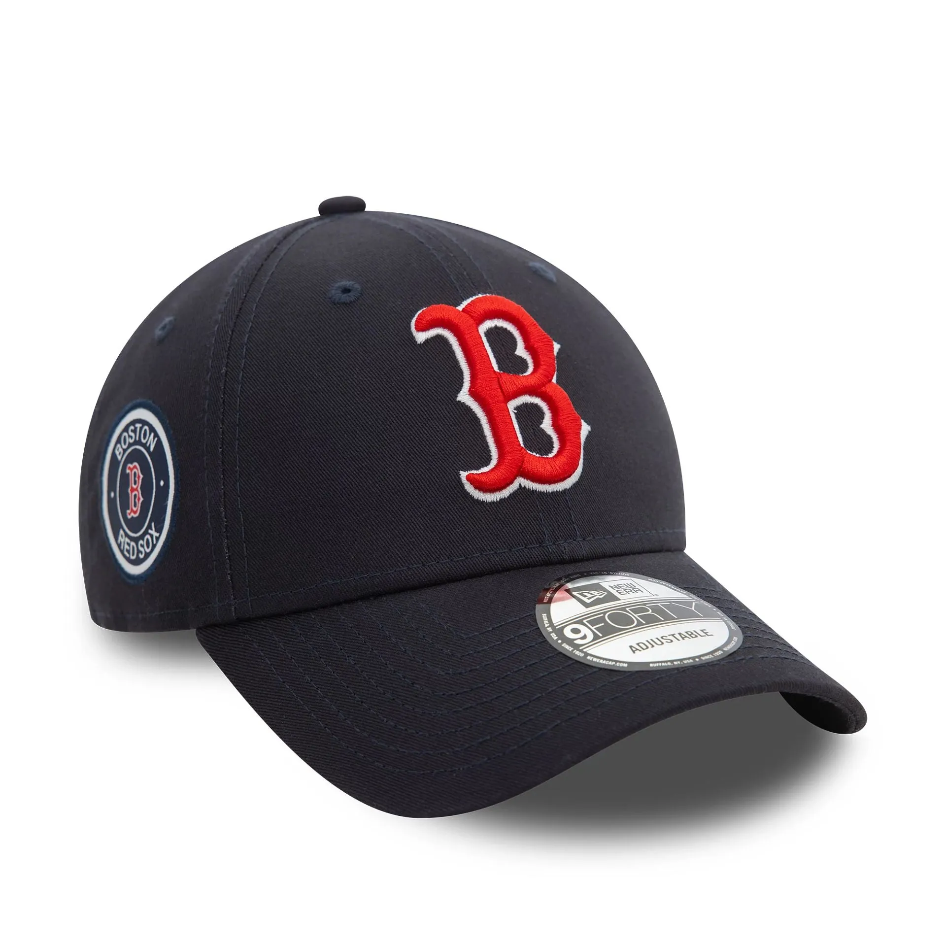 Boston Red Sox MLB Side Patch Navy 9FORTY Adjustable Cap