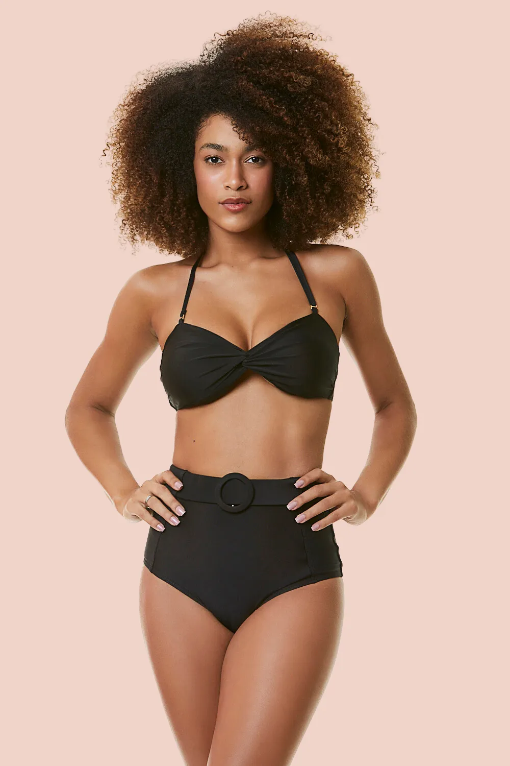 Buzios Cupped Bandeau Bikini Top