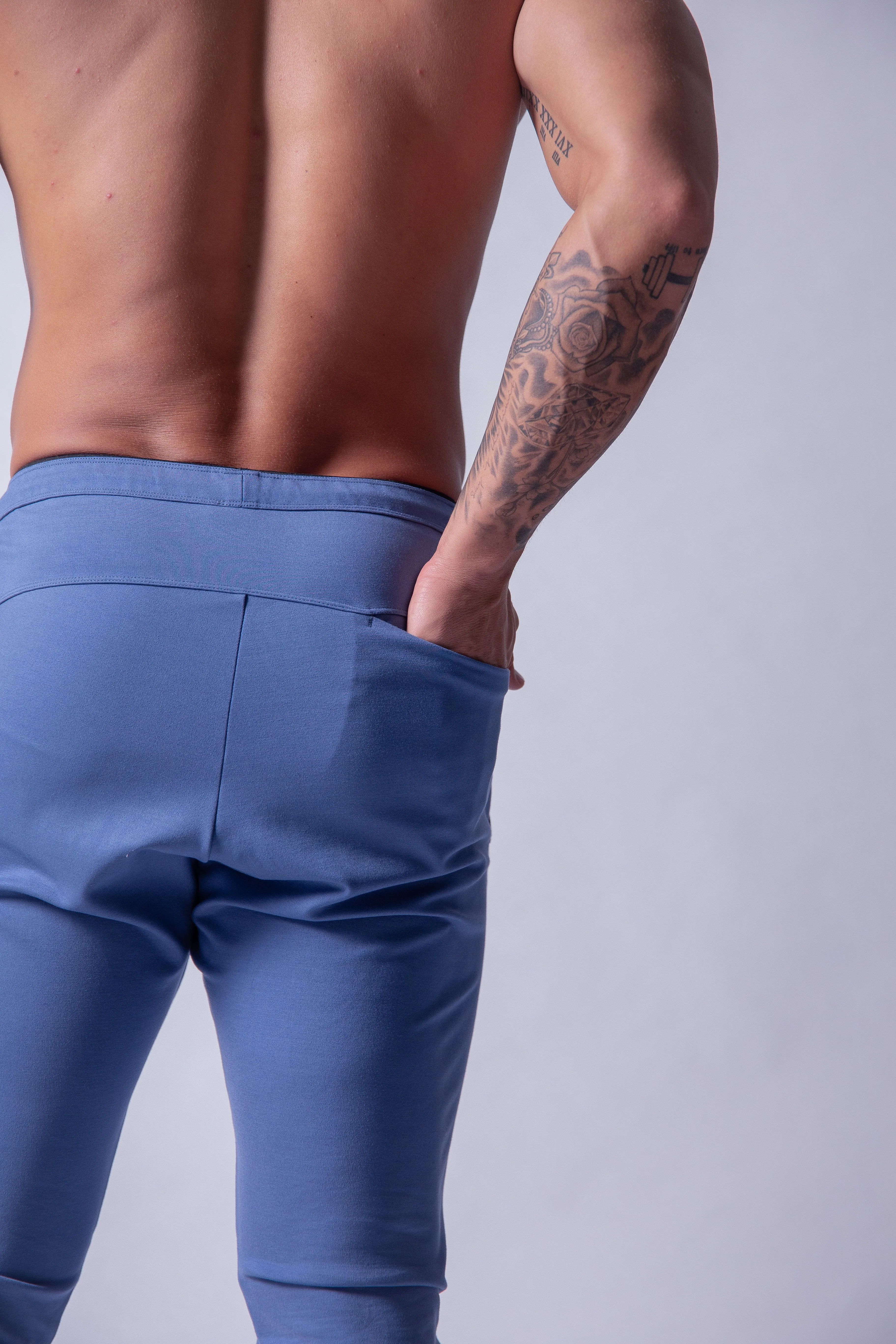 Calf Ý 2way Classic Pants - L.Blue