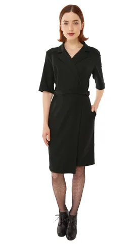 Christy Wrap Dress / Black