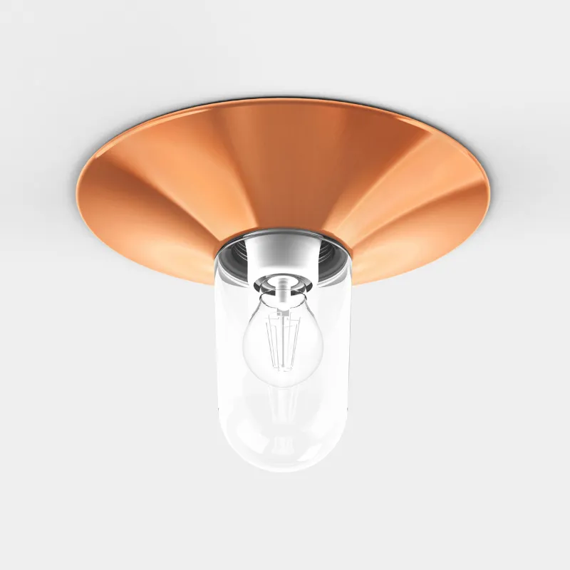 Circular Exterior Wall Light | Assorted Finishes