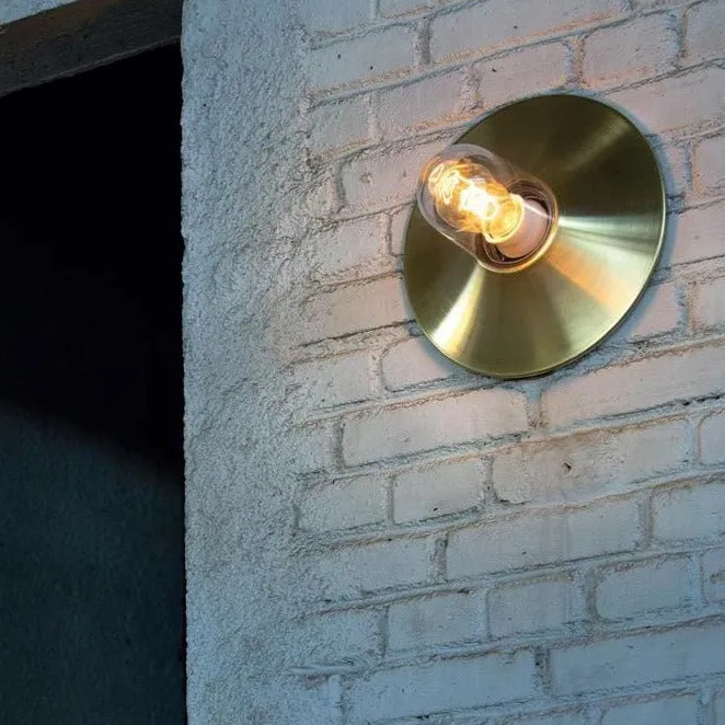 Circular Exterior Wall Light | Assorted Finishes