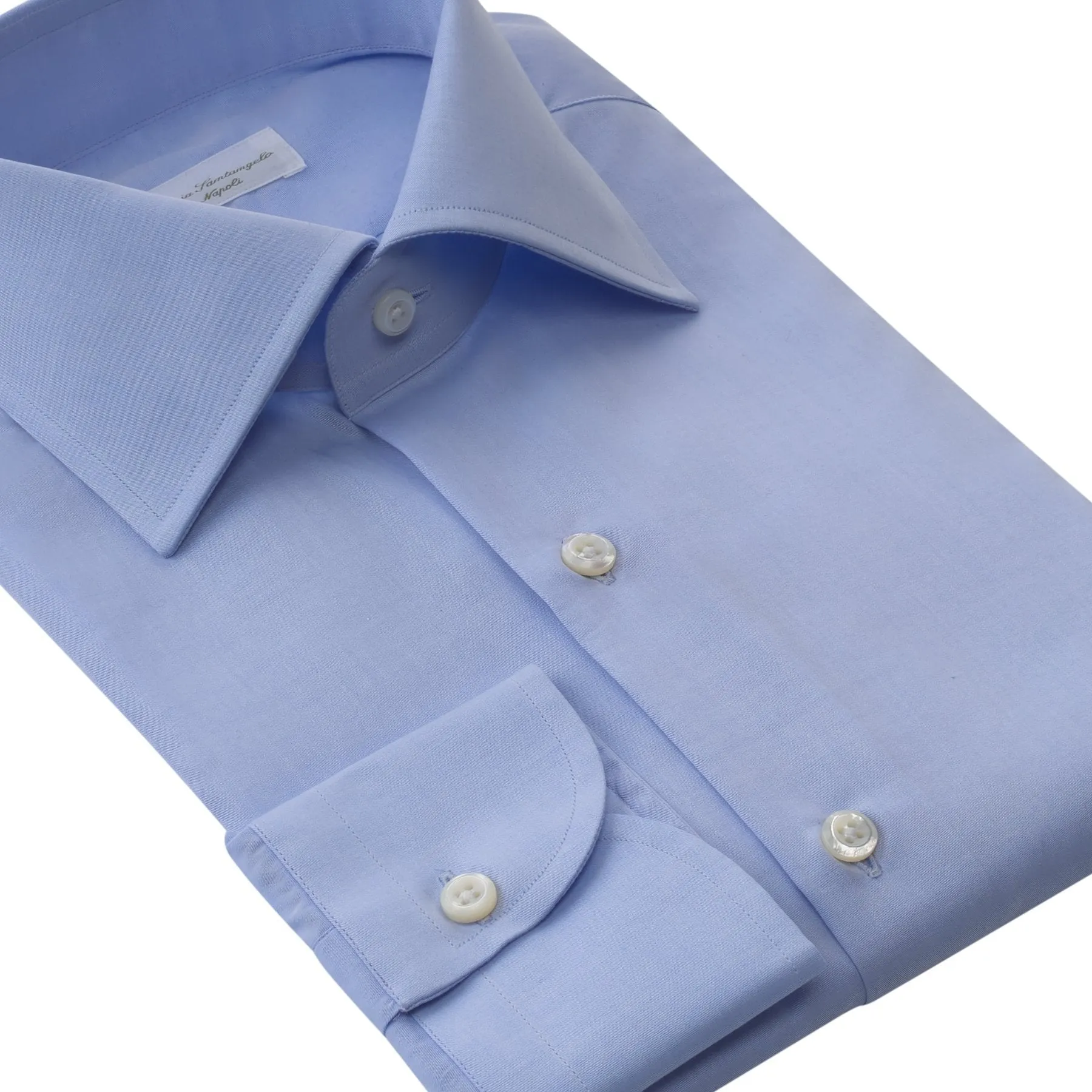 Classic Cotton Shirt in Light Blue