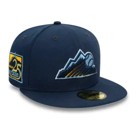 Colorado Rockies MLB Blues Cooperstown Navy 59FIFTY Fitted Cap