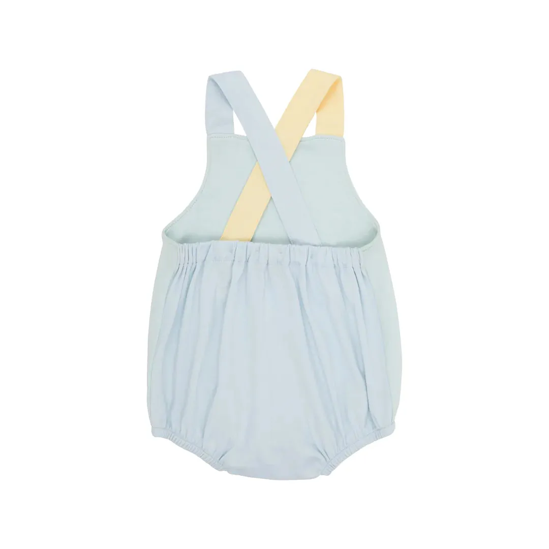 Colorblock Stillman Sunsuit, Sea Island Seafoam/Buckhead Blue/Bellport Butter Yellow