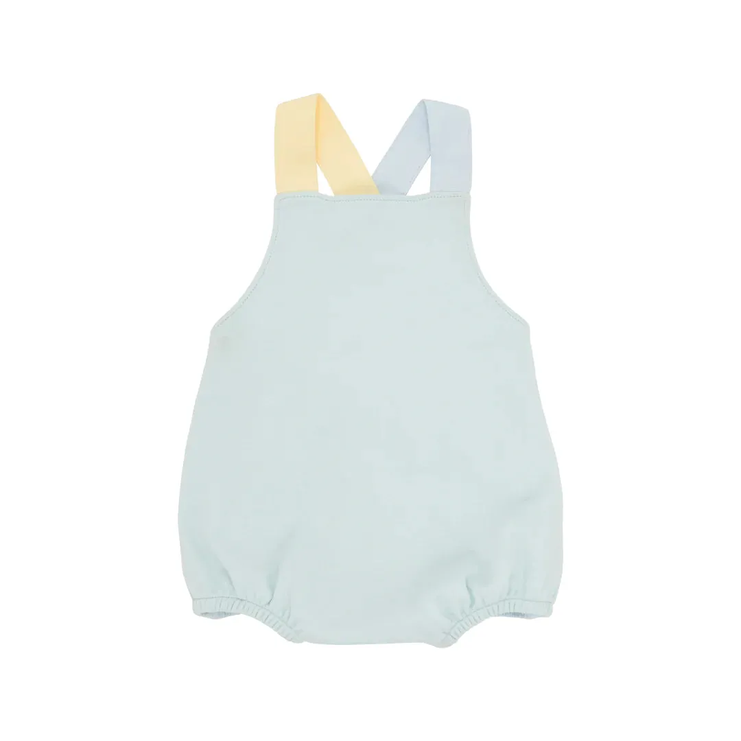 Colorblock Stillman Sunsuit, Sea Island Seafoam/Buckhead Blue/Bellport Butter Yellow