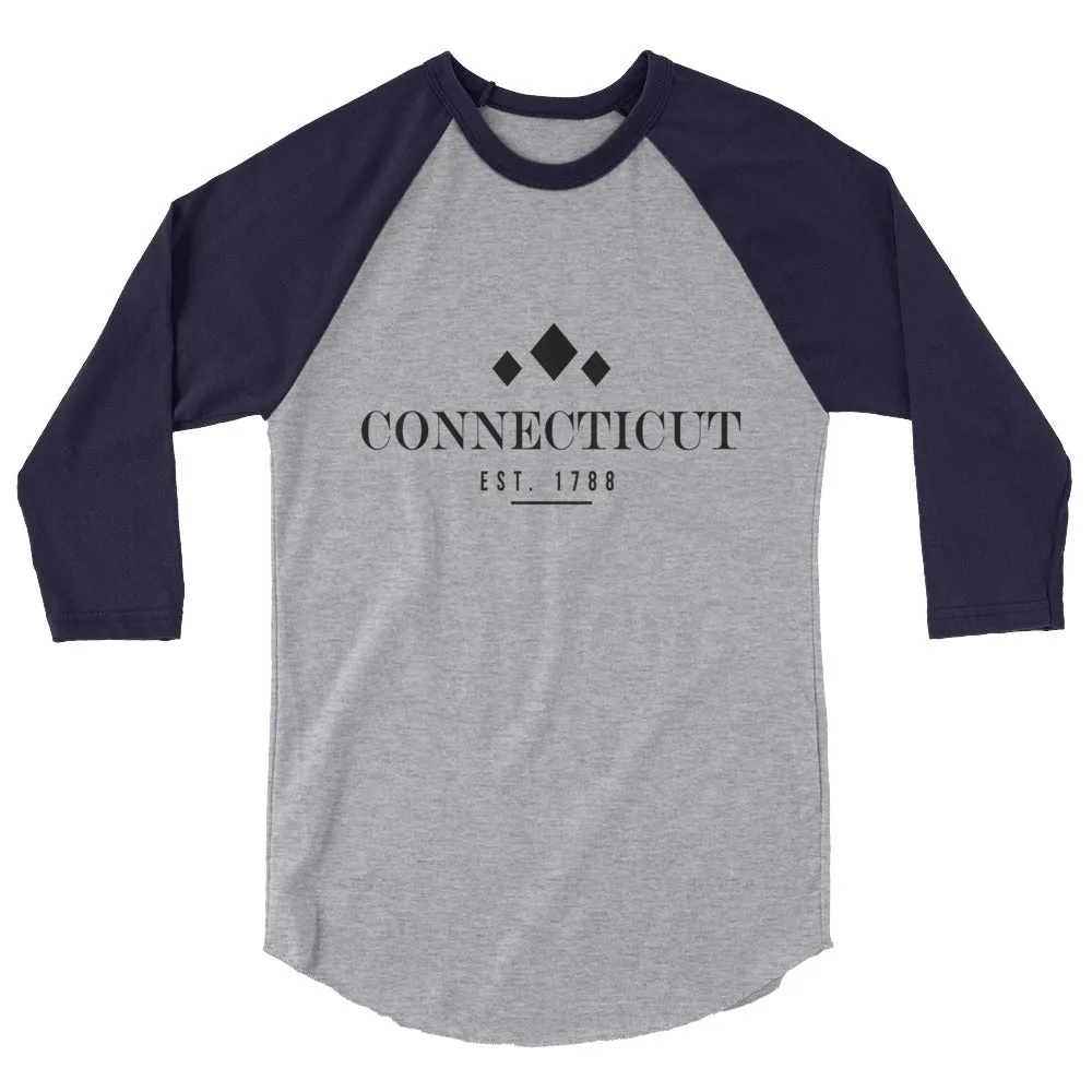 Connecticut - 3/4 Sleeve Raglan Shirt - Established