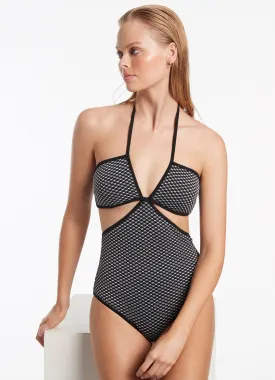 Corallo Cut Out One Piece - Black