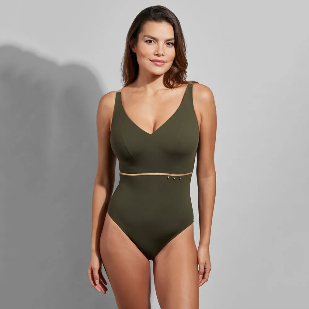 Cosmic Lichen V Neckline Swimsuit