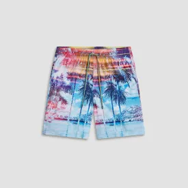 Cosmo Tropical Photoprint Swim Trunks