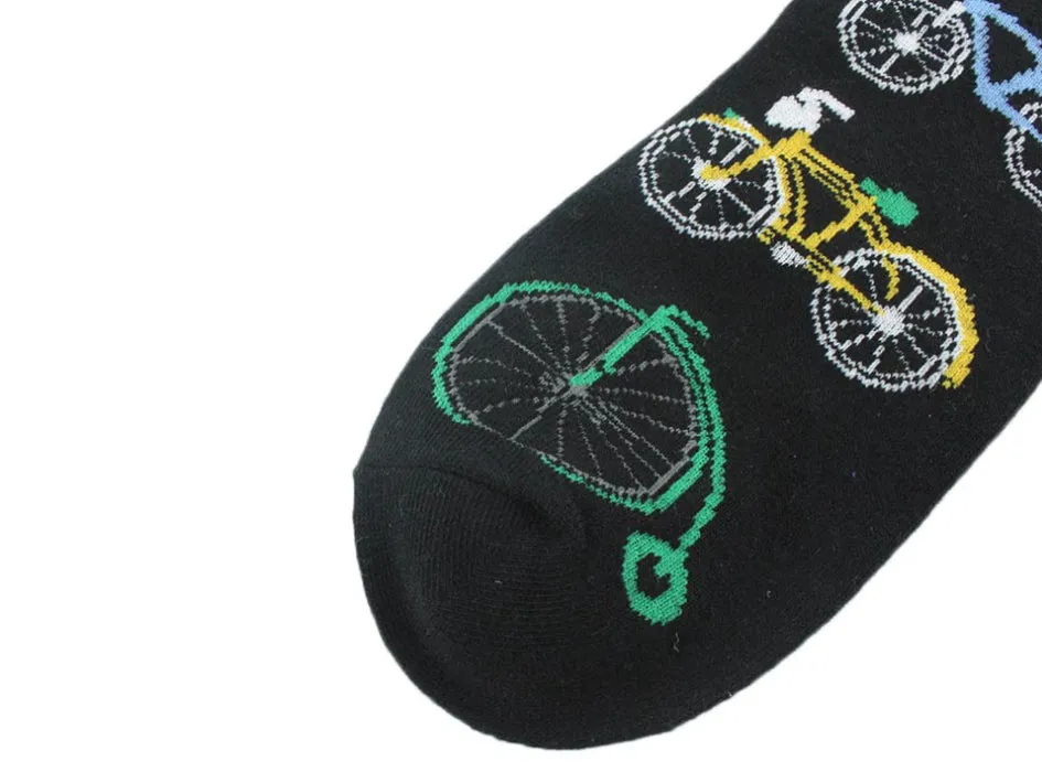 Crew Socks | Funky Socks - Bicycle