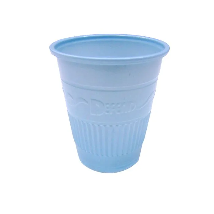 Defend Blue Plastic Rinse Cups