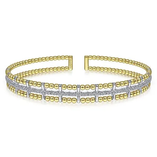 Diamond Cuff Bangle Bracelet