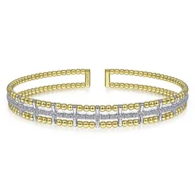 Diamond Cuff Bangle Bracelet