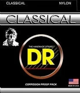 DR CLASSICAL NYLON® Silver-Plated Nylon Classical Strings: Hard Tension 28-44