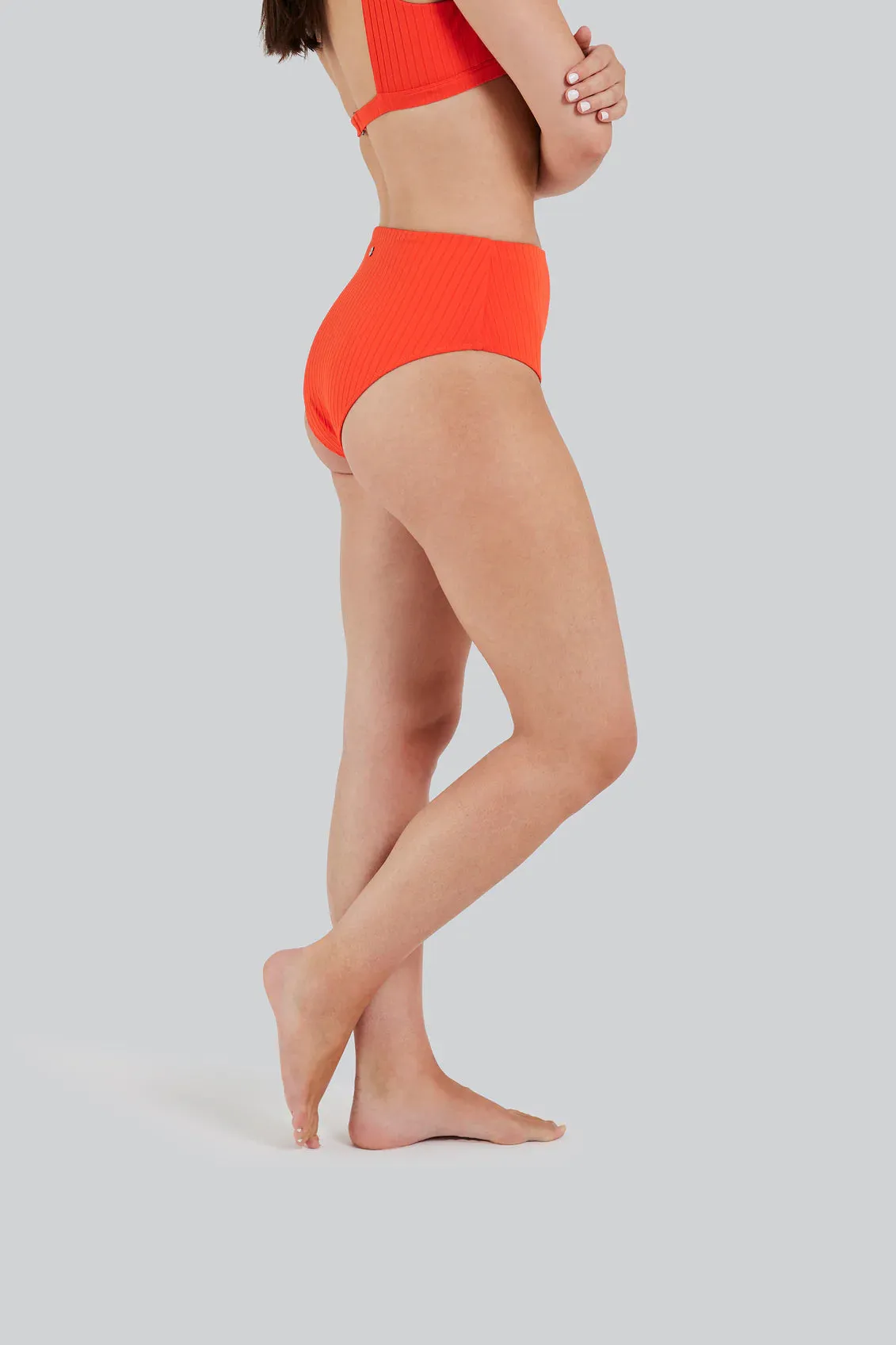 FIG RESIA High-Waist Swim Bottom, Style #BWD12704-O