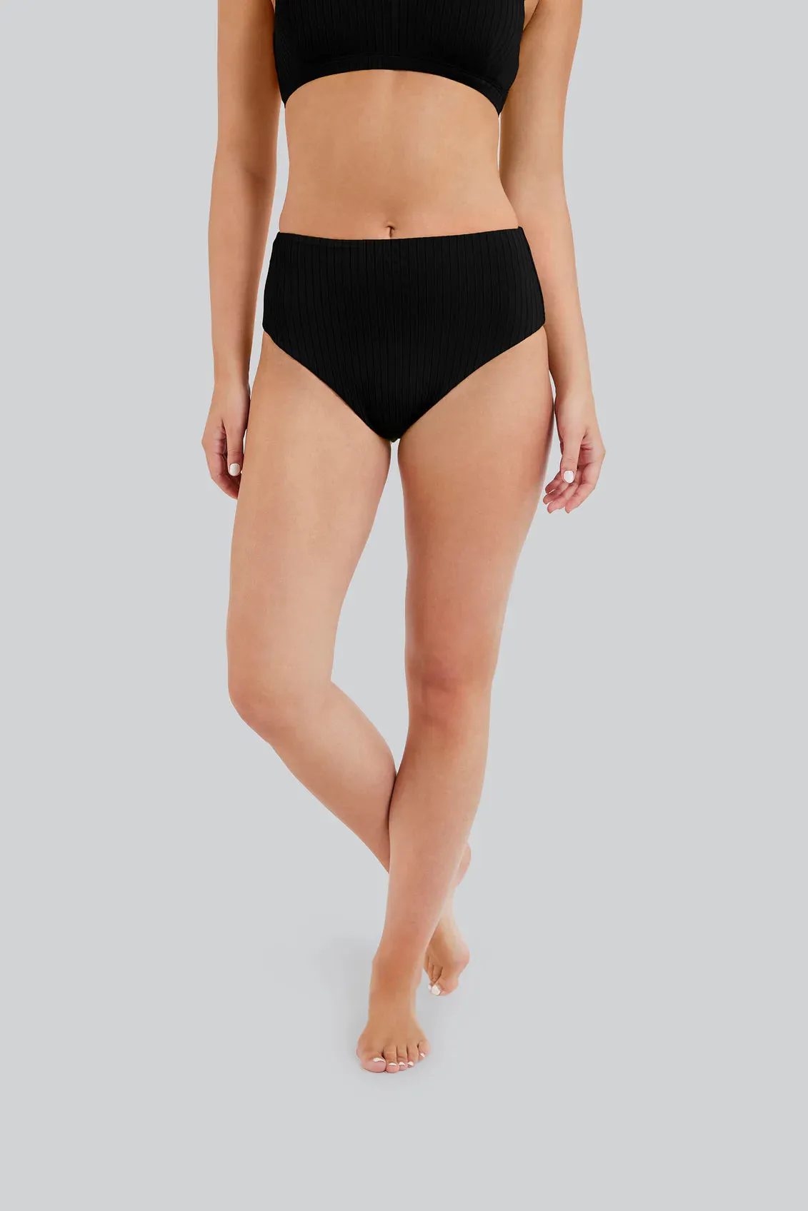 FIG RESIA High-Waist Swim Bottom, Style #BWD12704-O