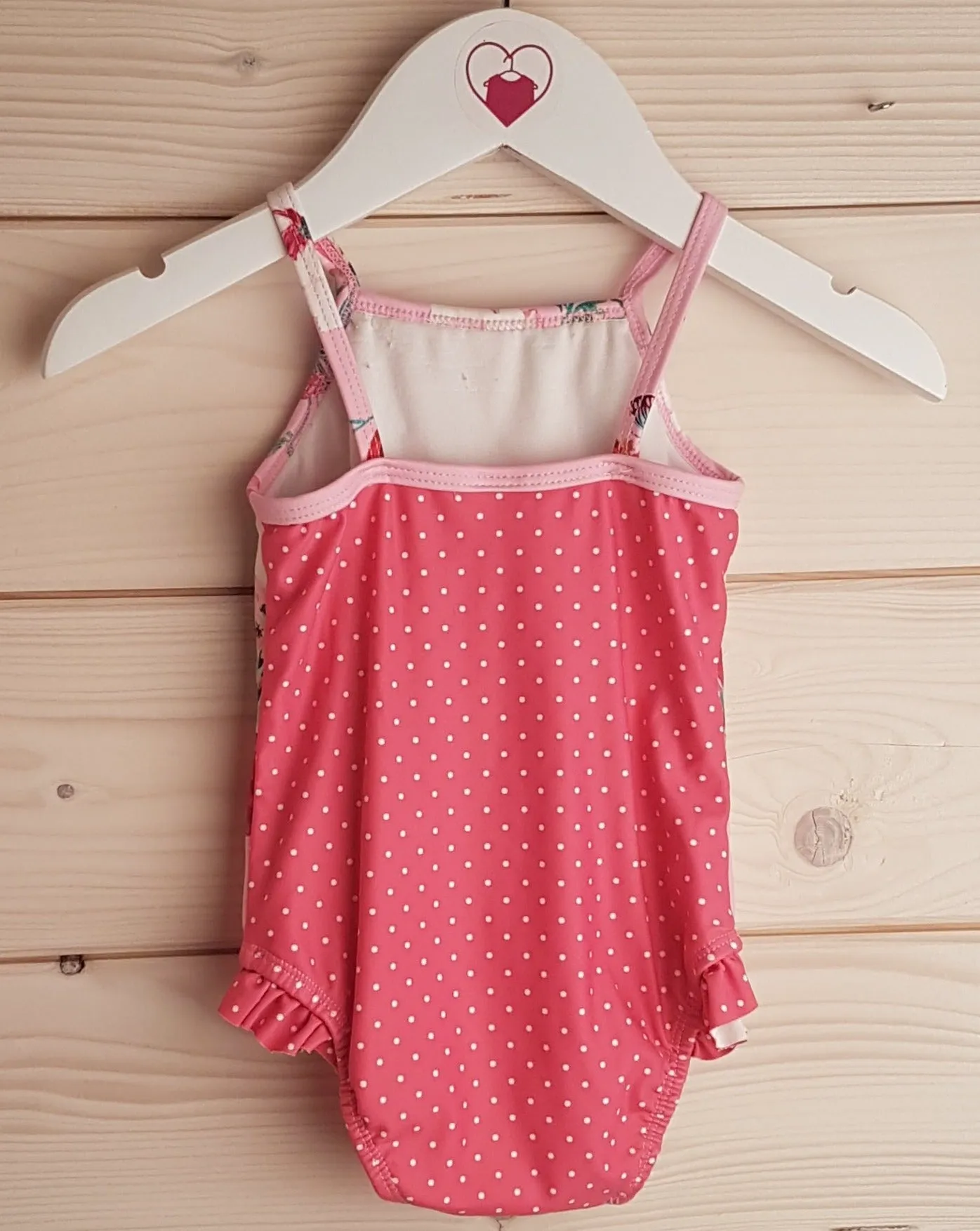 Floral Pink Swimsuit (6-9 Months)