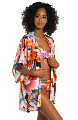 Floral Rhythm Kimono - FINAL SALE