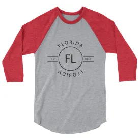 Florida - 3/4 Sleeve Raglan Shirt - Reflections