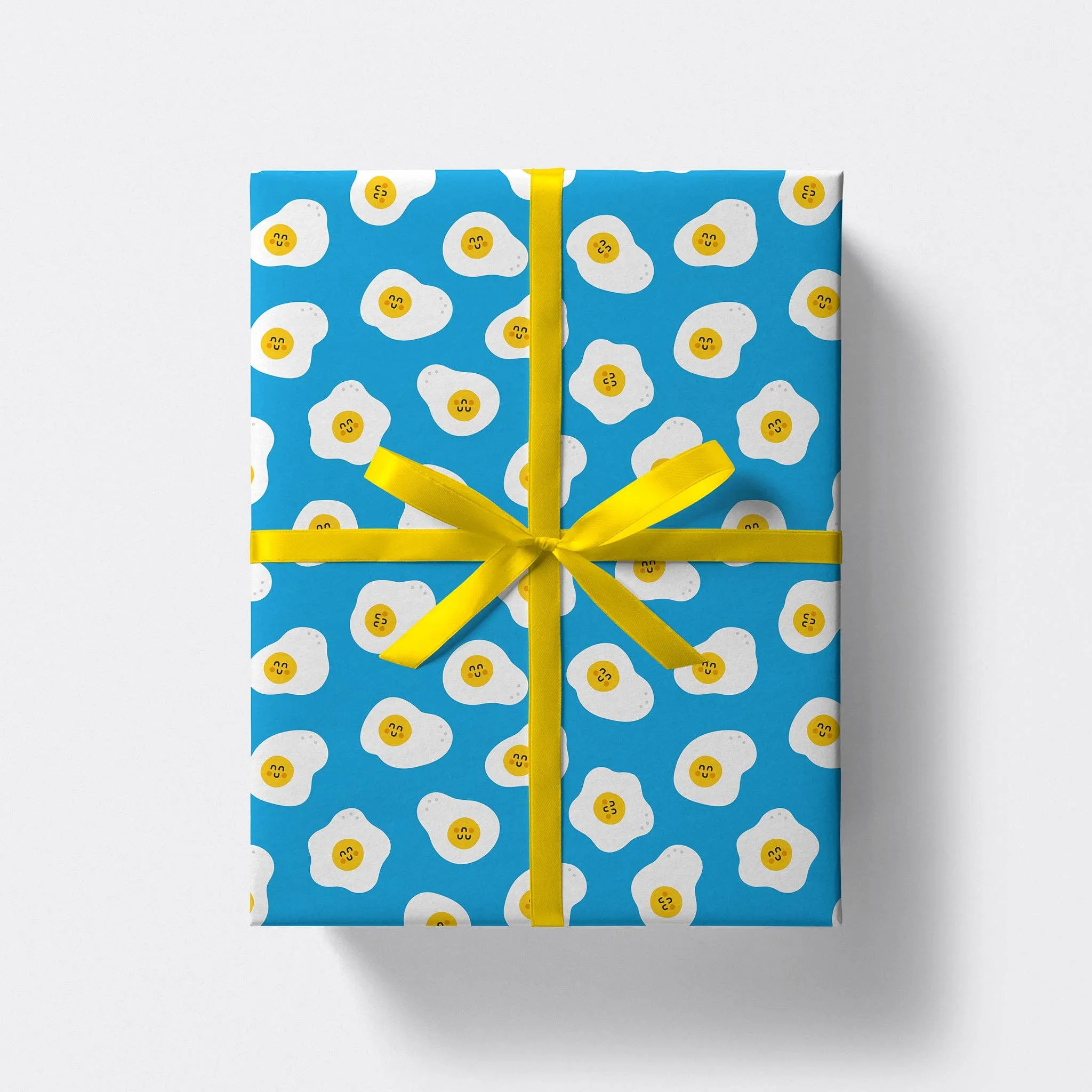 Fried Eggs Pattern Gift Wrap