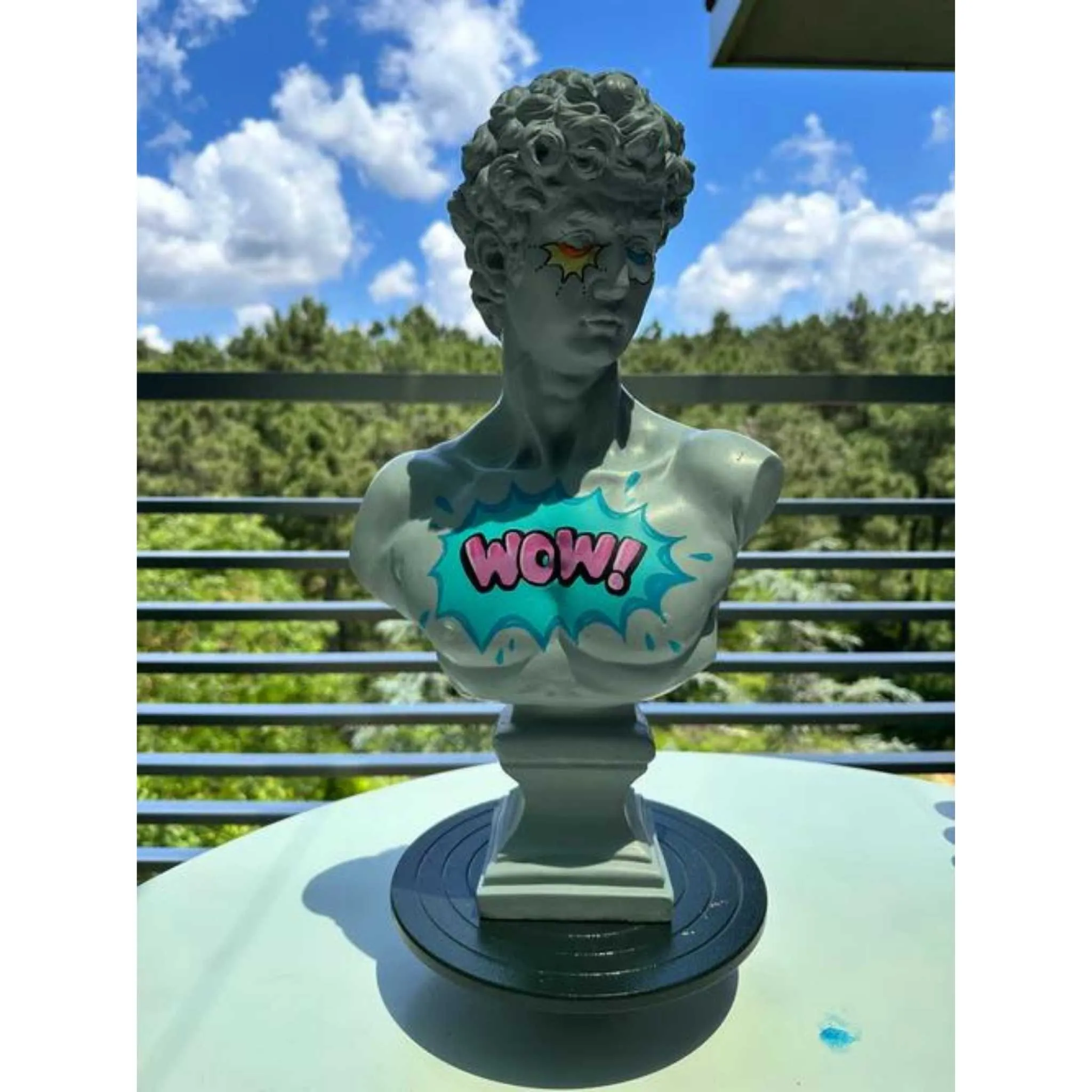 Groovy David: The Funky Bust Sculpture 1/1