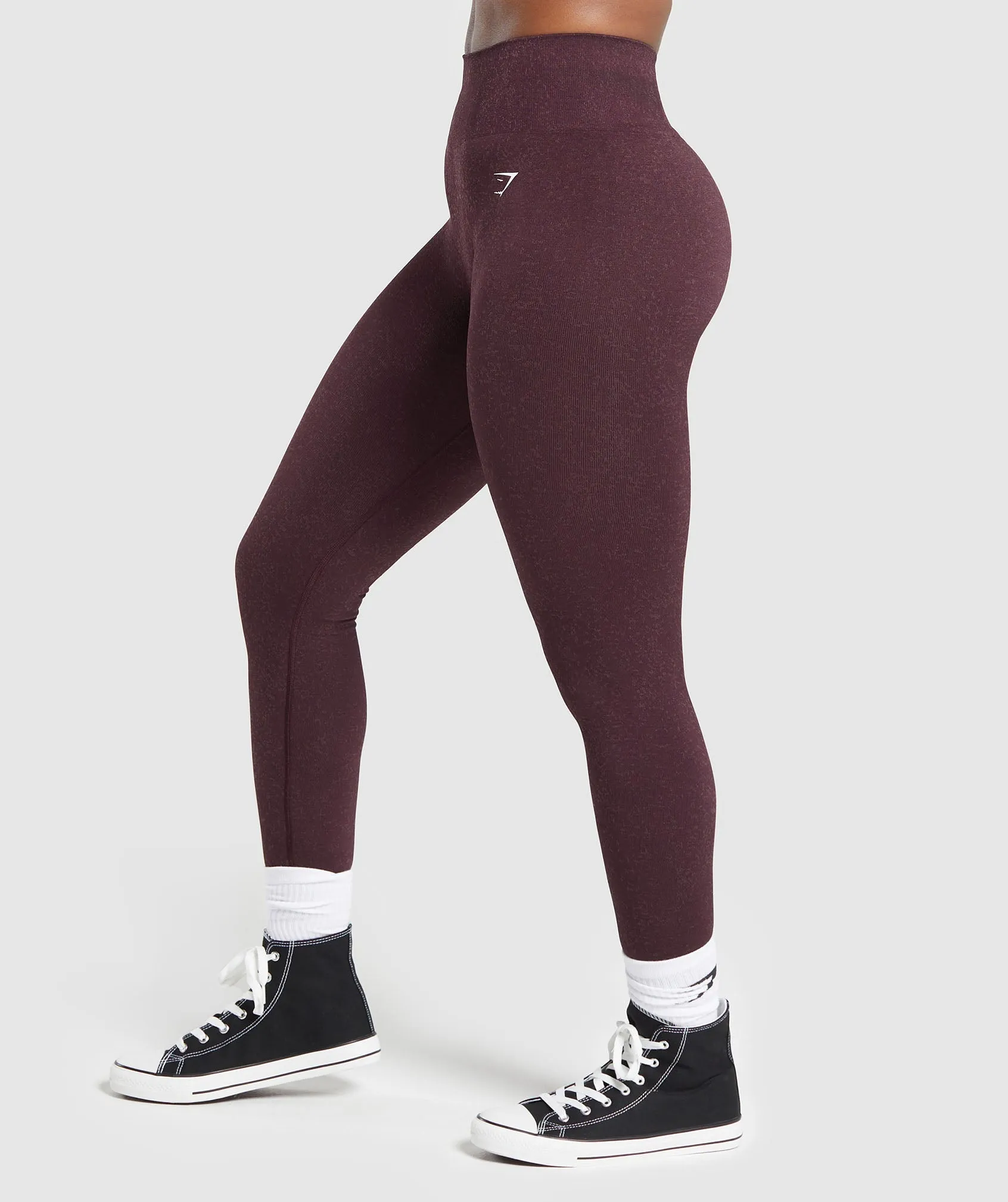 Gymshark Adapt Fleck Seamless Leggings - Depth Purple/ Steel Purple