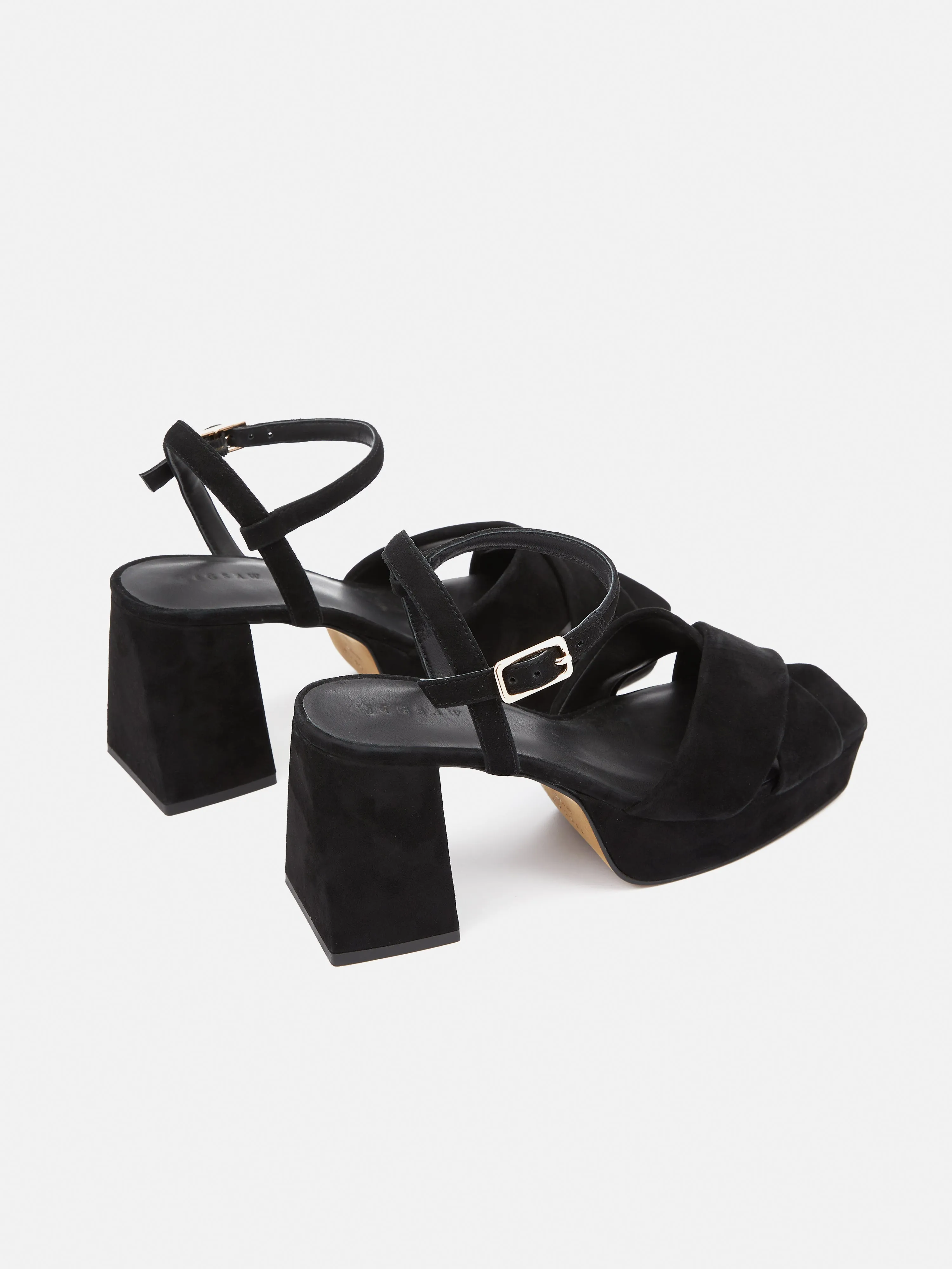 Hanna Platform Sandal | Black