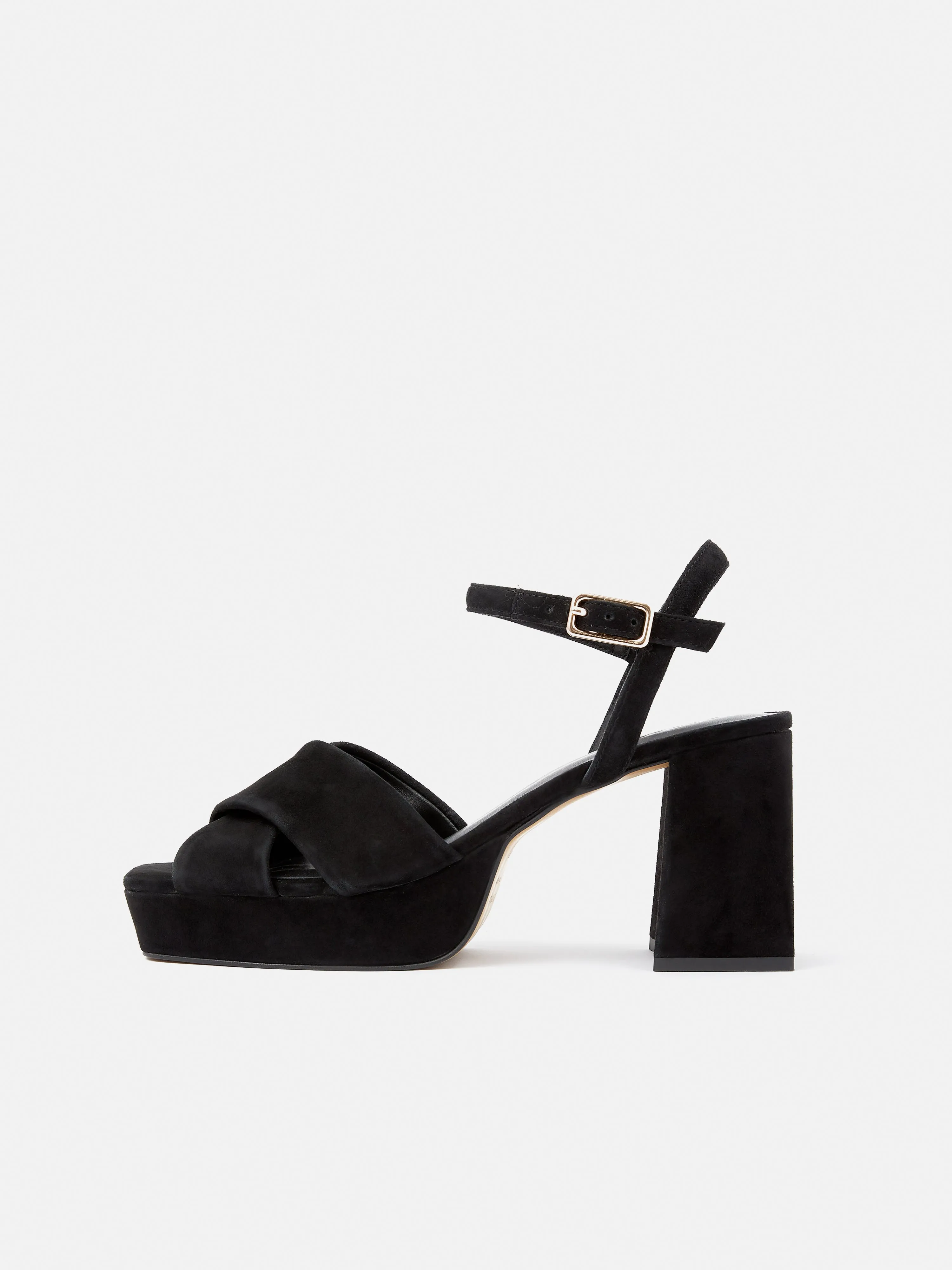 Hanna Platform Sandal | Black